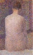Georges Seurat Model Form Behind France oil painting artist